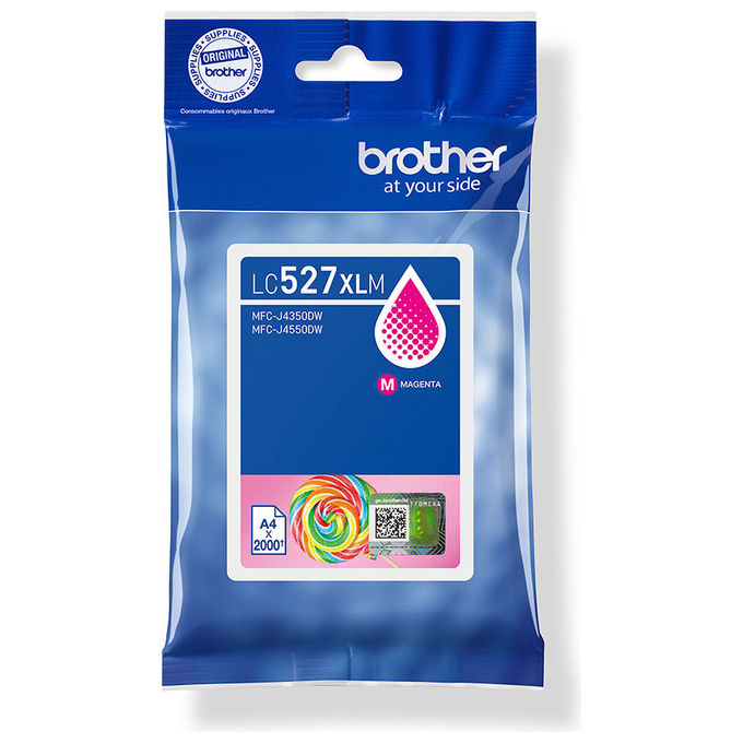 Brother Cartuccia Inchiostro Magenta LC527XLM Originale Alta Resa