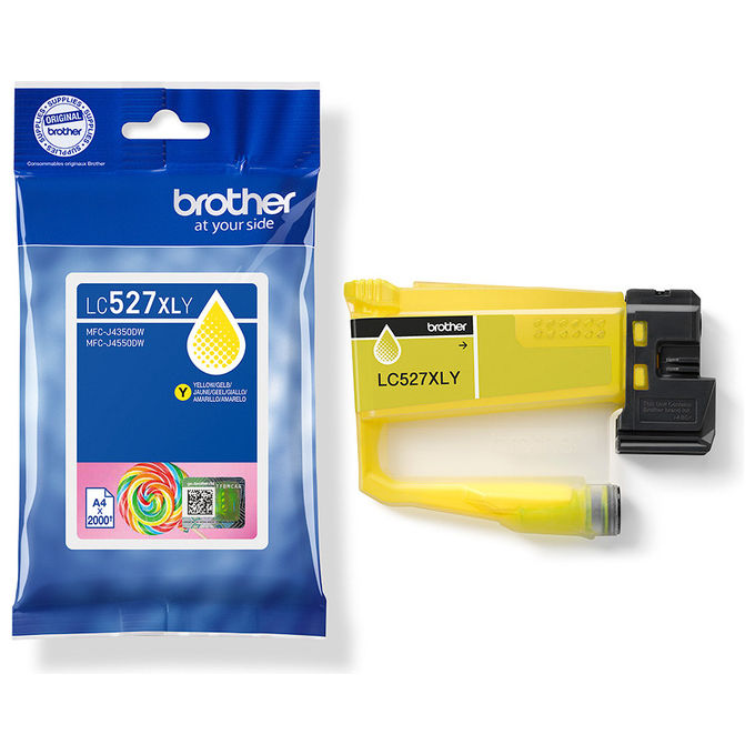 Brother, Cartuccia Inchiostro LC527XLY, Originale, XL, Giallo
