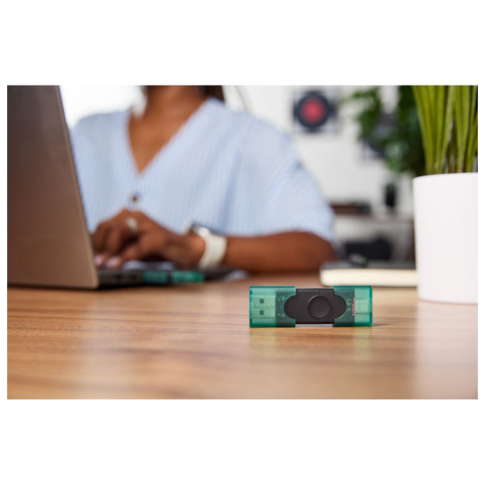 Kingston DTDEG2-128GB DataTraveler DuoG2 Chiavetta USB 128GB USB-A USB-C 3.2 Gen 1 colore Nero Verde