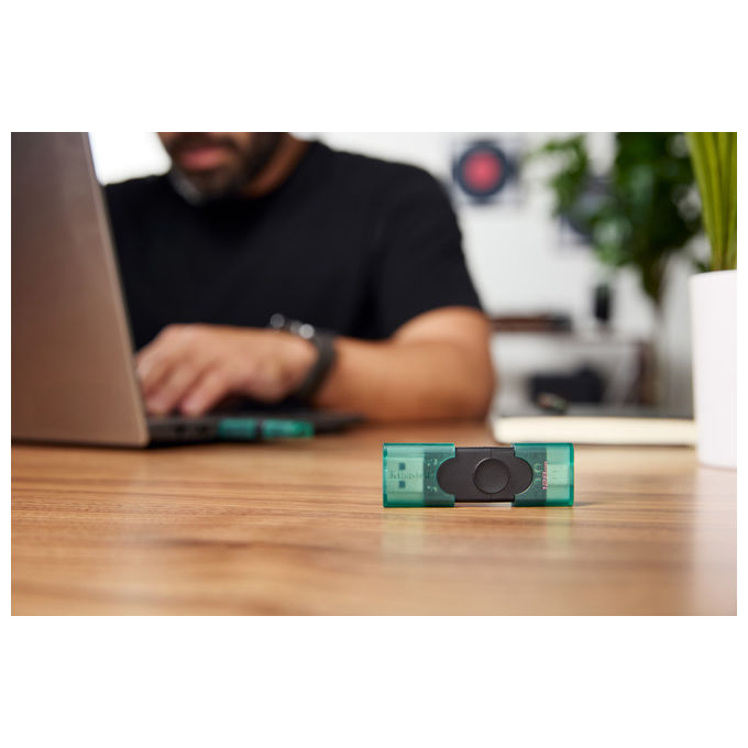 Kingston DTDEG2-128GB DataTraveler DuoG2 Chiavetta USB 128GB USB-A USB-C 3.2 Gen 1 colore Nero Verde