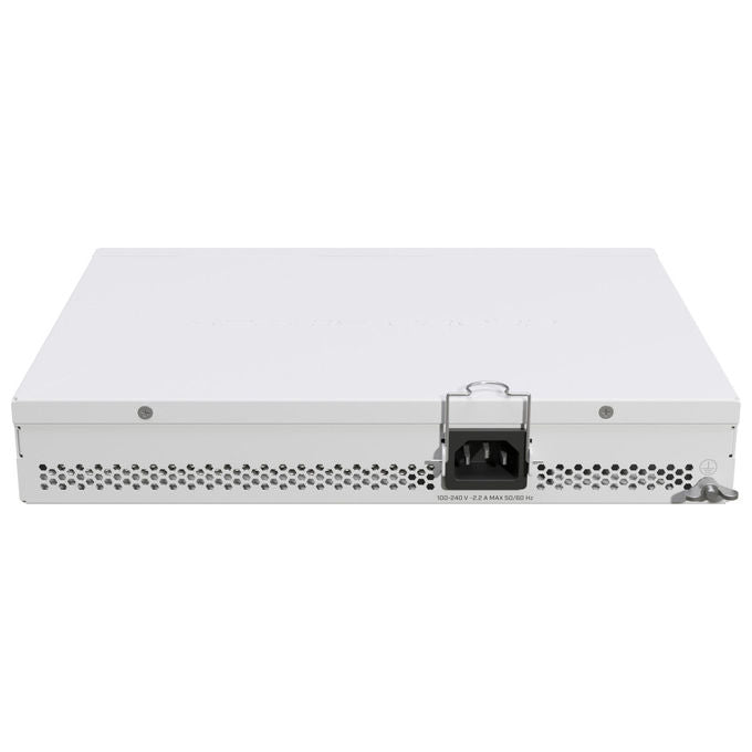 Mikrotik, Switch di Rete Gestito, 8 Porte Gigabit Ethernet PoE, 2 SFP+, Bianco
