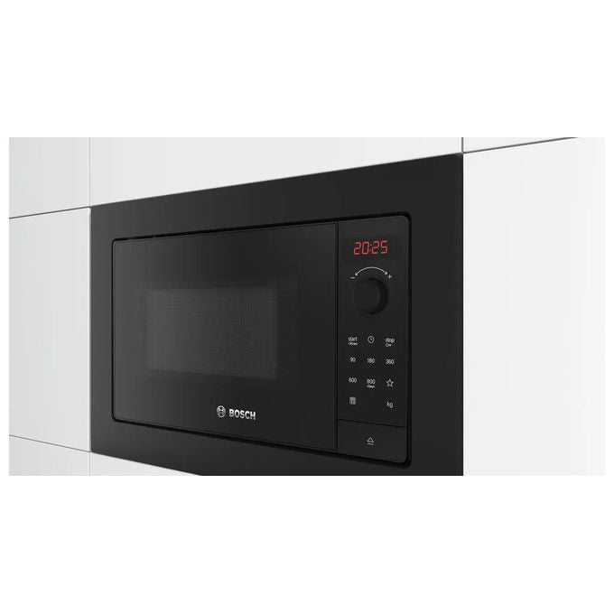 Bosch BFL623MB4 Serie 2 Forno a microonde da incasso 20 L 800 W 7 programmi automatici colore Nero