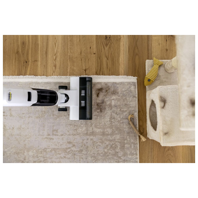 Kärcher FCV 2 Natural N Aspirapolvere Lavapavimenti Senza Filo Bianco Senza Sacchetto