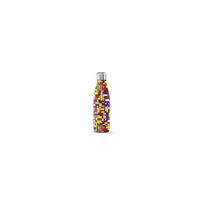 The Steel Bottle, Bottiglia Acciaio con Manico e Cannuccia