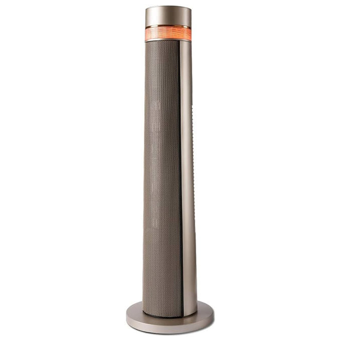 Macom 944 Enjoy and Relax Termoventilatore Ceramico a Torre 2000 W Termostato Timer 12h Telecomando colore Rose Gold