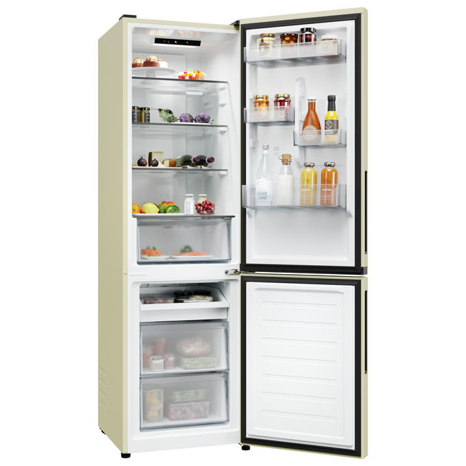 Candy CNCQ2T518EC Frigorifero Combinato Libera Installazione No Frost Classe E 279L 1825cm colore Crema