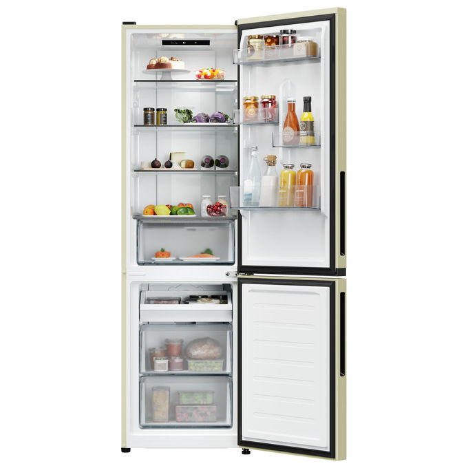 Candy CNCQ2T518EC Frigorifero Combinato Libera Installazione No Frost Classe E 279L 1825cm colore Crema