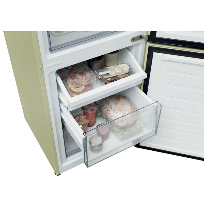 Candy CNCQ2T518EC Frigorifero Combinato Libera Installazione No Frost Classe E 279L 1825cm colore Crema