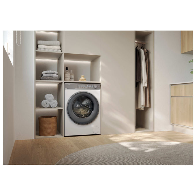 Haier HW90-B14367TU-IT Lavatrice Caricamento Frontale 9 Kg 1400 Giri Classe A (85x595x507 cm) colore Bianco