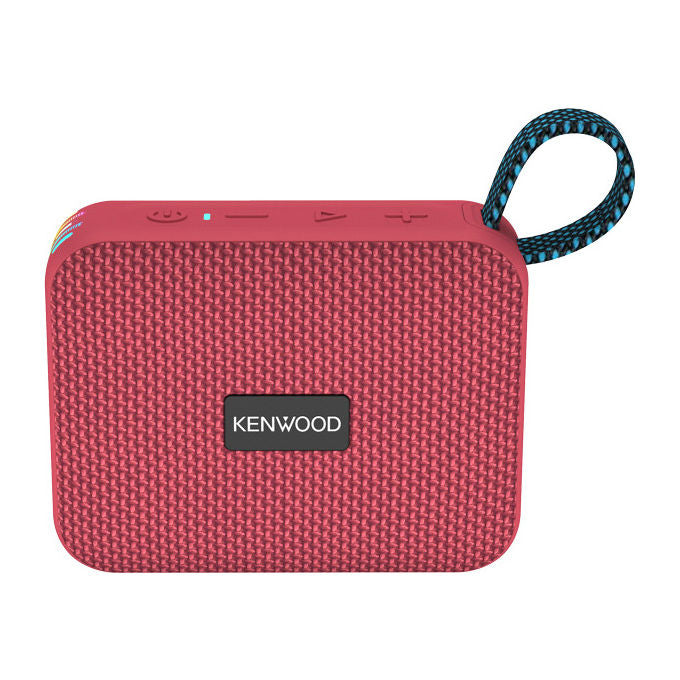 Kenwood AS-60BT-V Speaker Bluetooth Portatile 5W TWS Stereo IPX7 Waterproof Batteria 8.5h colore Rosso