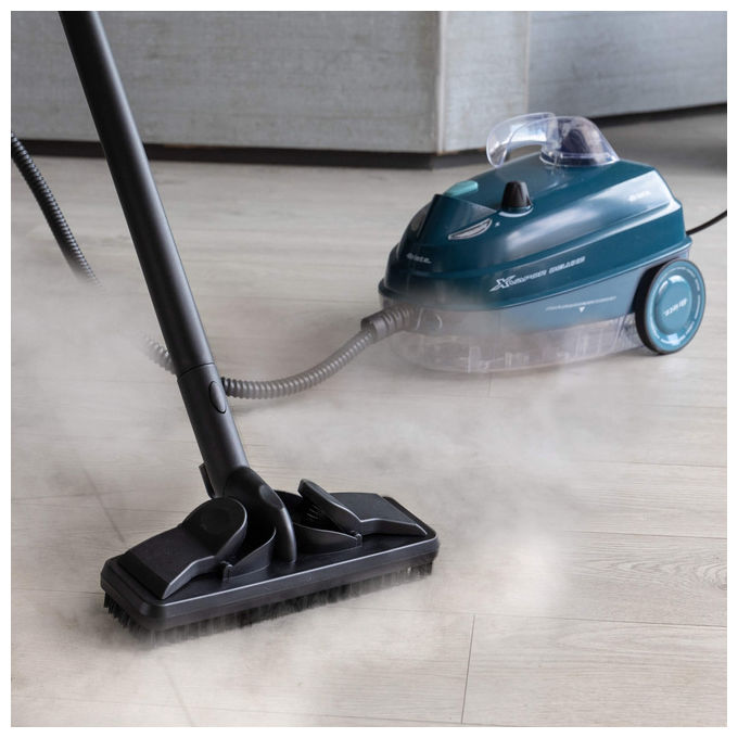 Ariete 4146 XVapor Deluxe Pulitore a Vapore Portatile 1500W 5 bar Caldaia 1,6 L Autonomia 60 min Cavo 6 m colore Blu