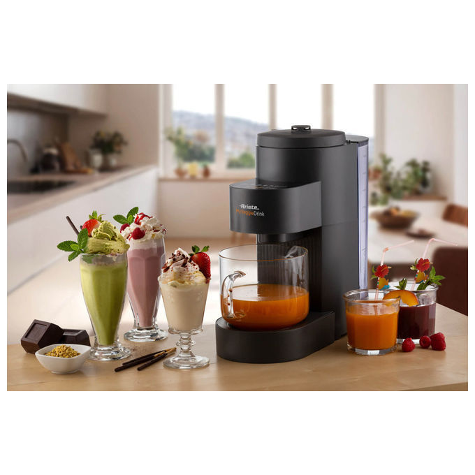 Ariete 0650-00 My Veggie Drink Macchina per Bevande Vegetali 1,5 L 1200W 6 programmi Autopulizia colore Nero