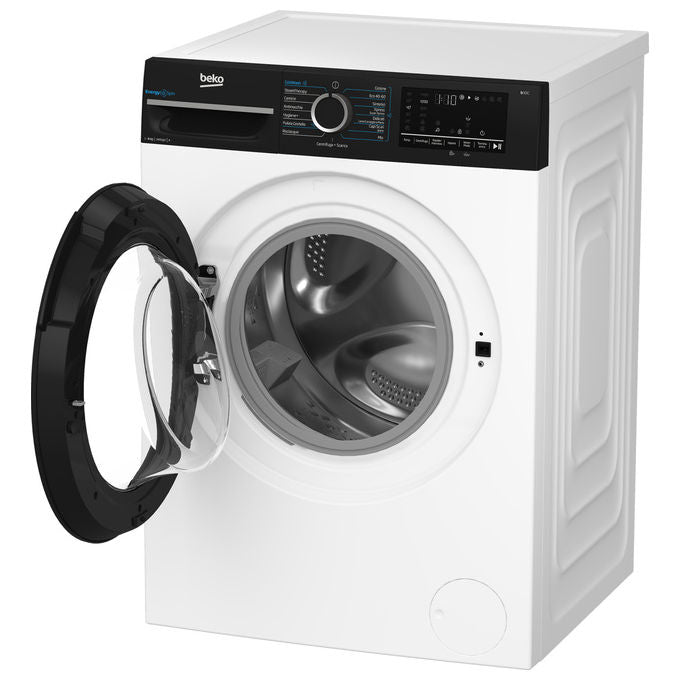 Beko BMWEP8147DB b300 Lavatrice Frontale 8 Kg 1400 rpm Classe A Inverter SteamCure 76 dB (85x60x55 cm) colore Bianco