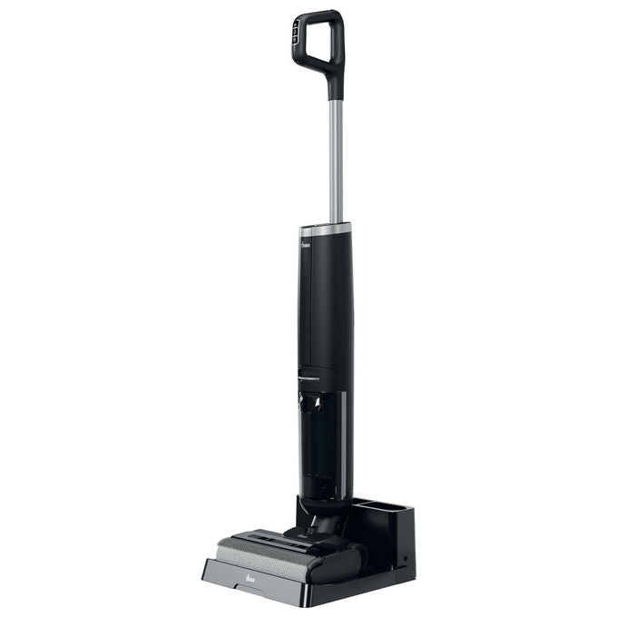 Hoover HW300 011 HW3 TURBO CLEAN Aspirapolvere a Bastone 2 in 1 Senza Sacchetto Secco e Bagnato HEPA 220 W 40 min autonomia colore Nero Argento