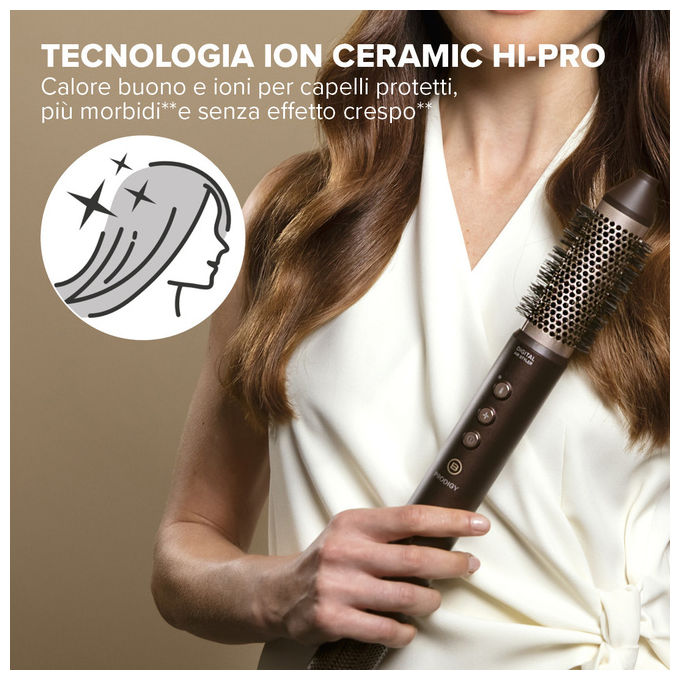 Bellissima Imetec Prodigy, Styler Digitale ad Aria Calda 6 in 1