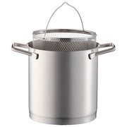 Brandani Asparagera Free Inox, 4.5 Litri, Acciaio Inox, Con Cestello