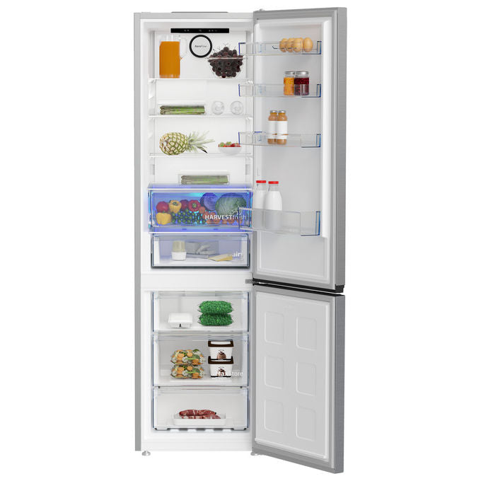 Beko B5EUNA406HXB Frigorifero Combinato 355 L 203 cm Classe C 35 dB Total No Frost Multi-Airflow colore Metallico