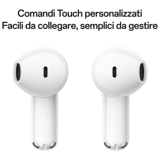 Oppo 110070830042 Enco Buds3 Auricolari True Wireless 42h Autonomia BT 5.4 Driver 12.4mm IP55 Controlli Touch colore Bianco