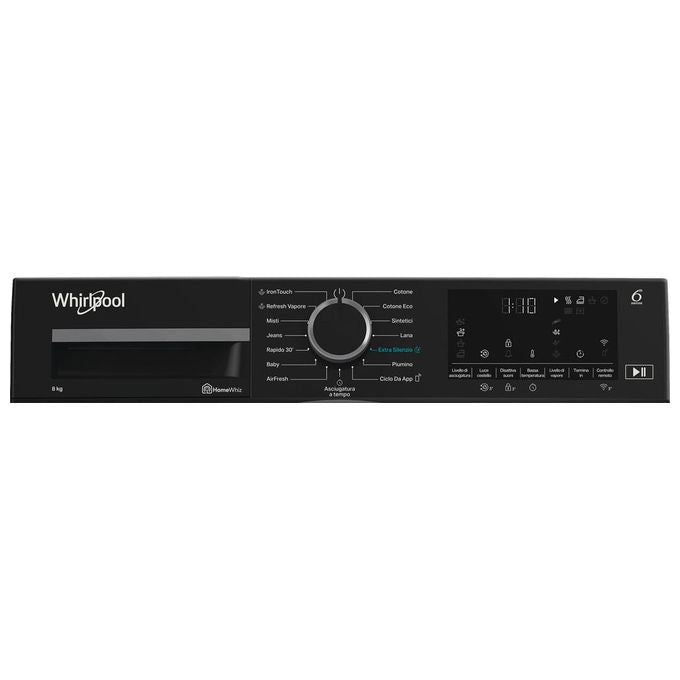 Whirlpool C WD 86M WBS IT Asciugatrice Pompa di Calore 8 Kg Classe A Wi-Fi 6° Sense IronTouch 60 dB (84.6x59.8x67.4 cm) colore Bianco