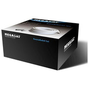 Megasat Cavo Coassiale 30 m Connettore F Bianco Quadrupla Schermatura