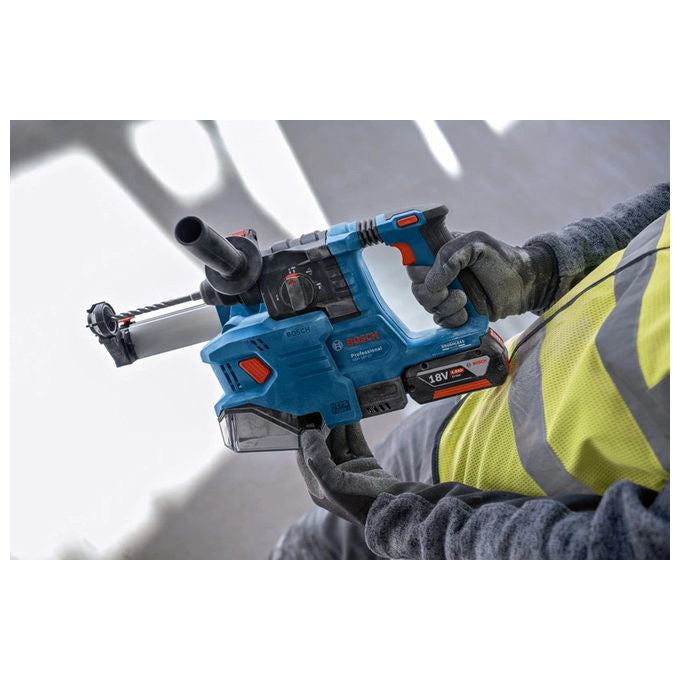 Bosch, Martello Perforatore a Batteria GBH 18V-22 Professional, 18V, 2 Batterie Incluse