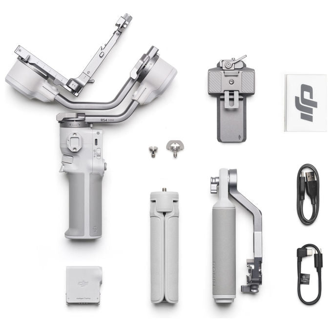 Dji Rs 4 Mini Stabilizzatore D'Immagine Bianco Compatto e Leggero