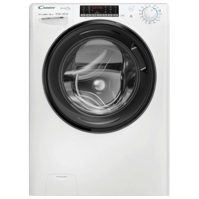 Candy CSOW41076TWMB0-S Smart Pro Inverter Lavasciuga 10-7 Kg 1400 rpm Classe A Wi-Fi Vapore Bluetooth (85x60x58 cm) colore Bianco