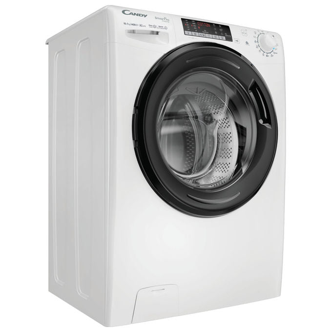 Candy CSOW41076TWMB0-S Smart Pro Inverter Lavasciuga 10-7 Kg 1400 rpm Classe A Wi-Fi Vapore Bluetooth (85x60x58 cm) colore Bianco