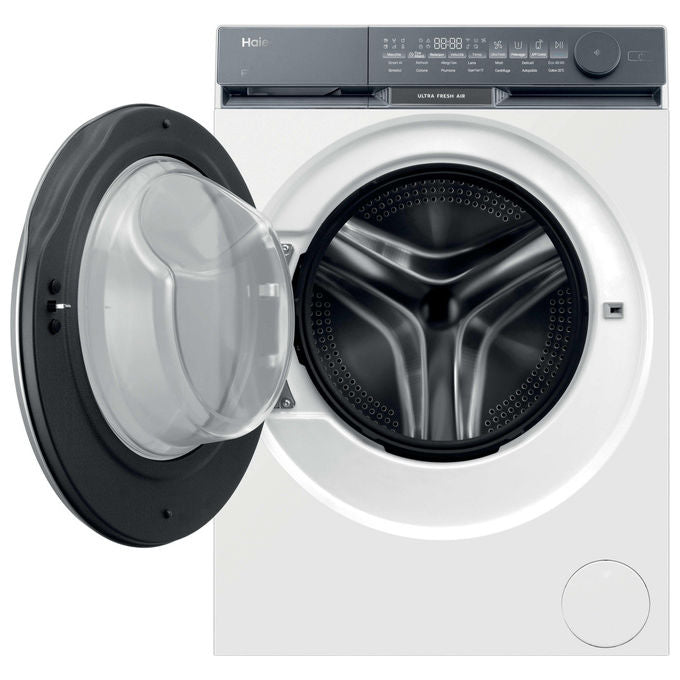 Haier HW90-B14387TU X Serie 9 Lavatrice Frontale 9 Kg 1400 rpm Classe A Inverter Direct Motion Vapore Wi-Fi (85x59.5x50.2 cm) colore Bianco