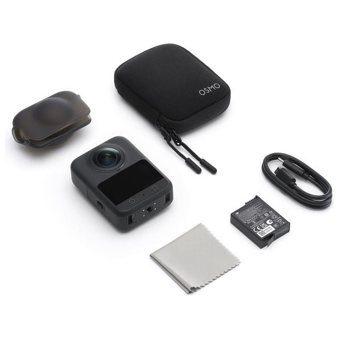 Dji, Osmo 360 Standard Combo, Camera 360° 8K, Stabilizzazione HorizonSteady, Batteria Extra
