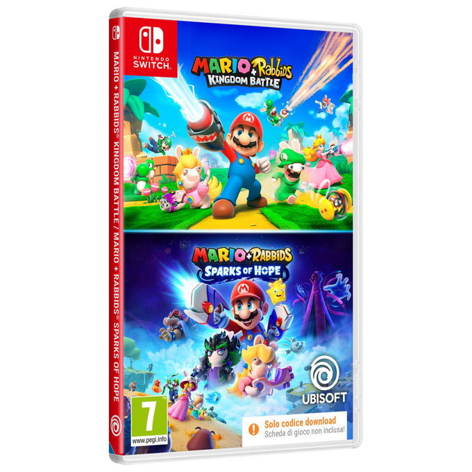 Ubisoft, Mario + Rabbids Double Pack, Download Digitale, Nintendo Switch