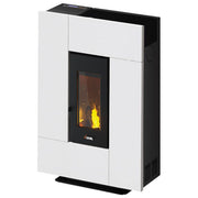 Cadel, Stufa a Pellet Grace 7, 7 kW, Bronzo, Grigio, Rosso, Nero, Bianco