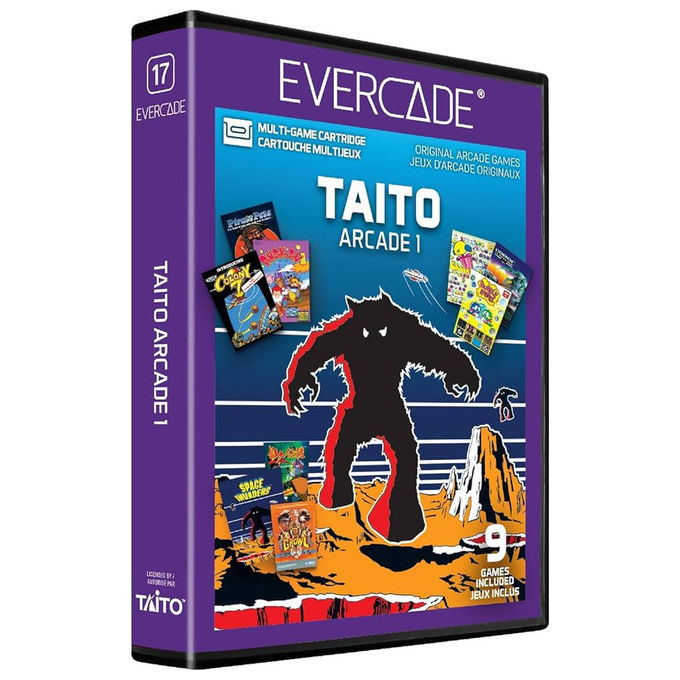 Evercade, Accessori, Taito Arcade 1, 9 giochi inclusi