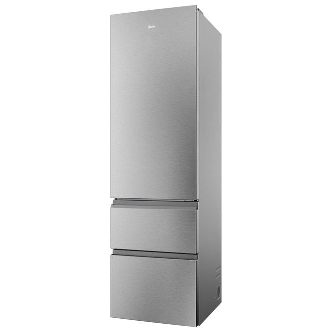 Haier HTR3620CNMG 3D 60 Series 3 Pro Frigorifero Combinato 414 L 205 cm Classe C 35 dB Total No Frost colore Argento
