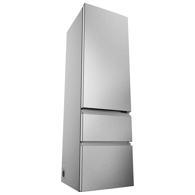 Haier HTR3620CNMG 3D 60 Series 3 Pro Frigorifero Combinato 414 L 205 cm Classe C 35 dB Total No Frost colore Argento