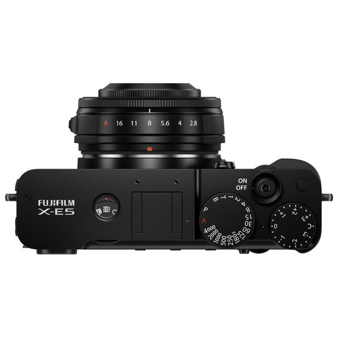 Fujifilm X-E5 KIT XF23MMF2.8 R WR Fotocamera Mirrorless APS-C 40,2 MP Sensore X-Trans CMOS 5 HR IBIS 7 Stop Video 6.2K colore Nero