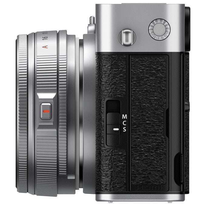 Fujifilm X-E5 KIT XF23MMF2.8 R WR Fotocamera Mirrorless APS-C 40.2 MP Video 6.2K IBIS Wi-Fi Bluetooth colore Argento