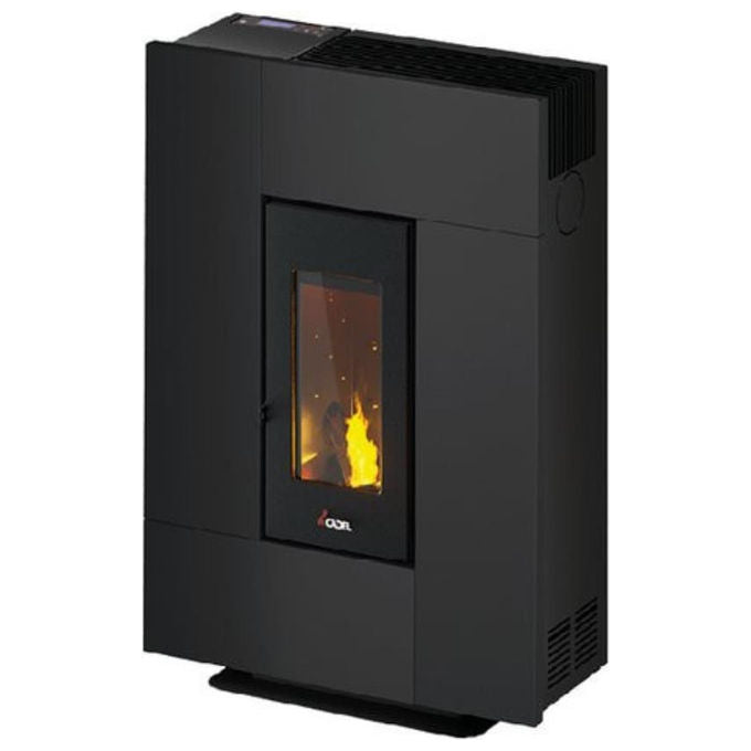 Cadel, Stufa a Pellet Ventilata Grace 7, 6.9 kW, Wi-Fi, Bluetooth, A+, Bronzo