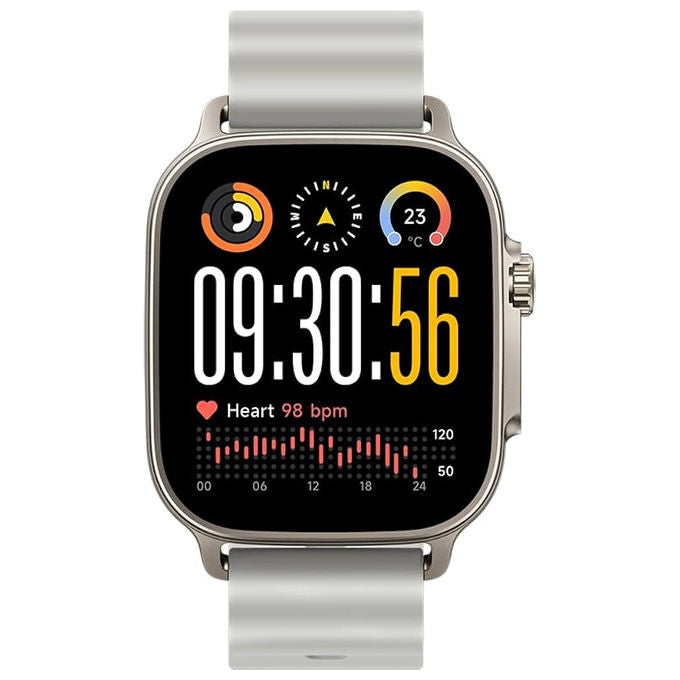 Realme WATCH5 Watch 5 Smartwatch AMOLED 1.97'' GPS NFC IP68 Batteria 460 mAh colore Argento Titanio