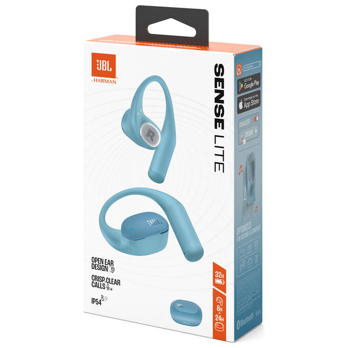 JBL, Auricolare Wireless a Clip Bluetooth, Sense Lite, Blu