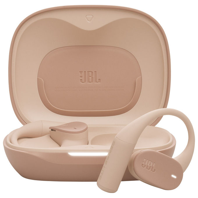 Jbl, Auricolare Wireless a Clip, Musica Bluetooth, Sense Lite, Beige