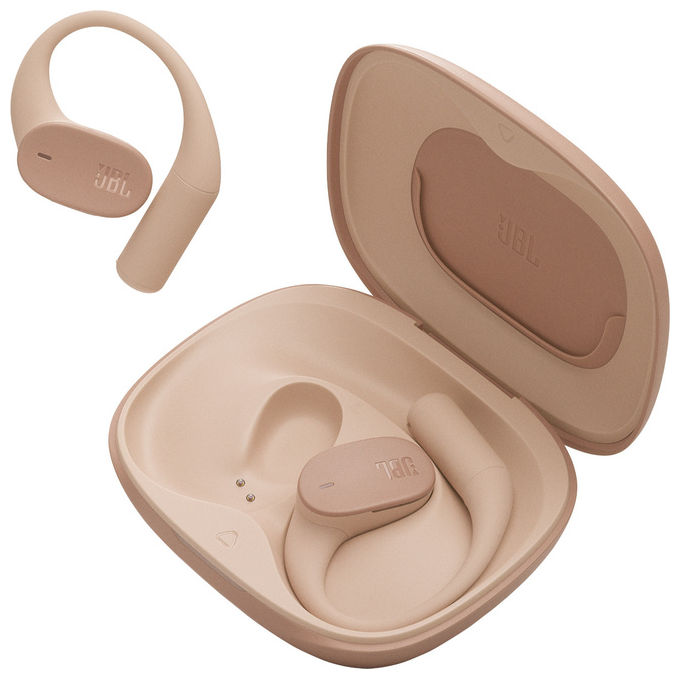 Jbl, Auricolare Wireless a Clip, Musica Bluetooth, Sense Lite, Beige