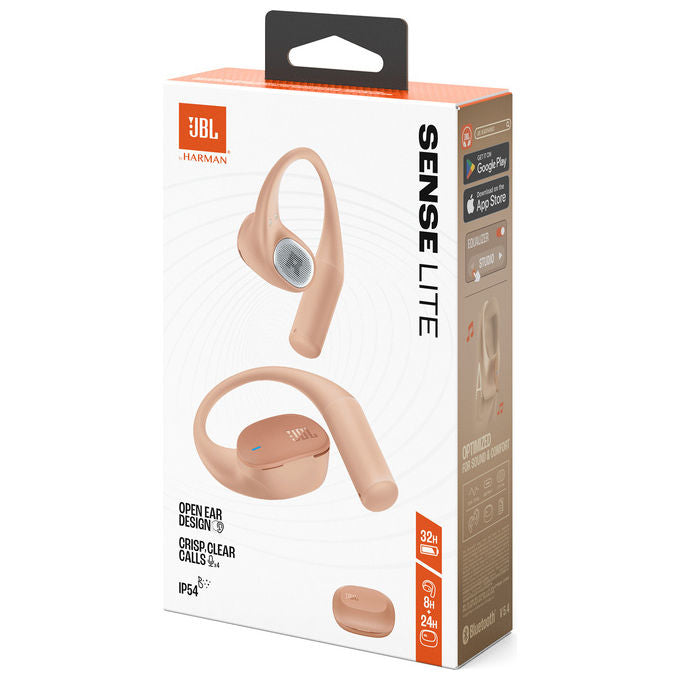 Jbl, Auricolare Wireless a Clip, Musica Bluetooth, Sense Lite, Beige