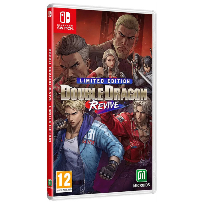 Arc System Works, Double Dragon Revive Limited Edition, Nintendo Switch, Con Carte Personaggi, Outfit Aggiuntivi