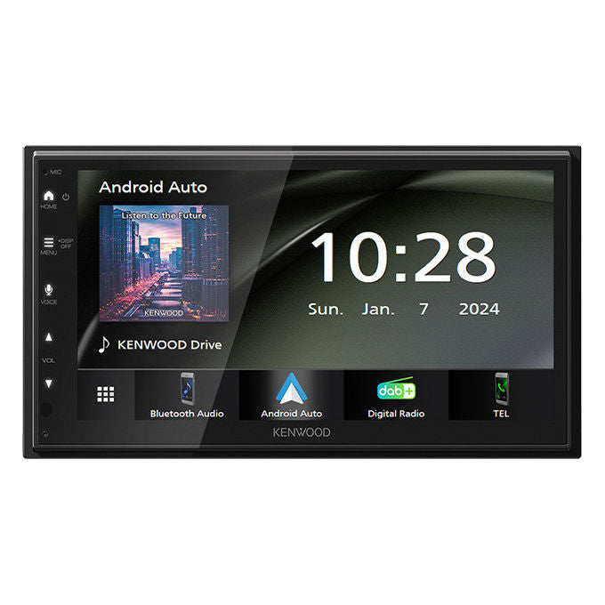 Kenwood DMX6523DABS Autoradio 2 DIN Touchscreen 6.8'' DAB+ Bluetooth Wi-Fi Apple CarPlay Android Auto 4x50W colore Nero