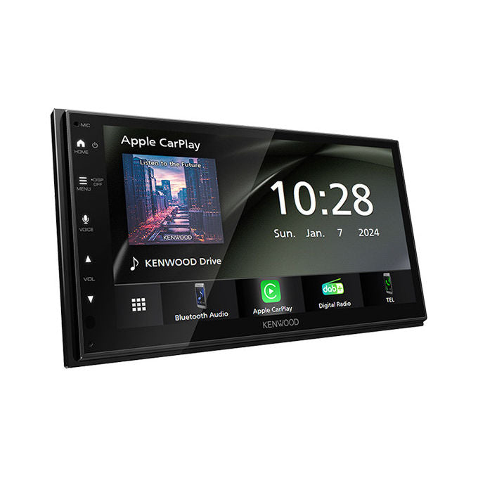 Kenwood DMX6523DABS Autoradio 2 DIN Touchscreen 6.8'' DAB+ Bluetooth Wi-Fi Apple CarPlay Android Auto 4x50W colore Nero