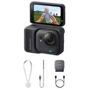 Insta360, GO Ultra, Fotocamera Sportiva 4K Ultra HD, Nero
