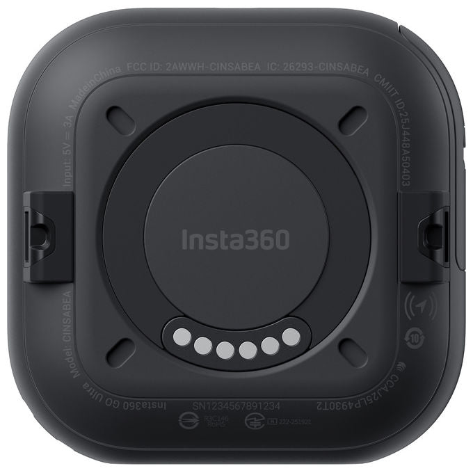 Insta360, GO Ultra, Fotocamera Sportiva 4K Ultra HD, Nero