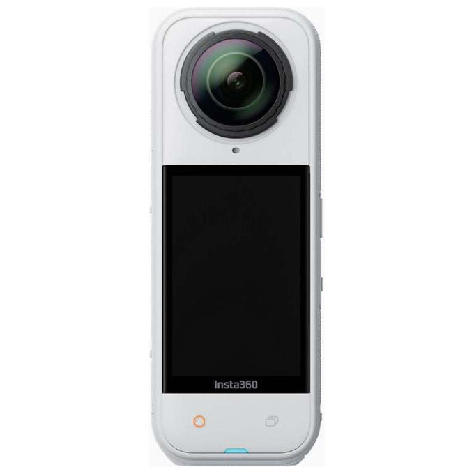 Insta360 IN-CINSAAHA-SW X5 Action Cam 360° 8K 72MP Sensori 1-1.3'' FlowState AI PureVideo Impermeabile 15m colore Bianco