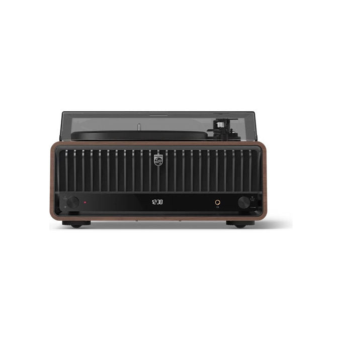Philips TAV9000D-10 Century Giradischi Automatico a Cinghia 120 W RMS DAB+ FM Bluetooth 5.4 Auracast USB colore Noce